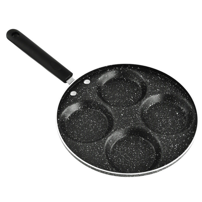 Fried egg pan, egg dumpling mold, non-stick pan, small frying pan, four-hole pan, household poached egg breakfast omelet