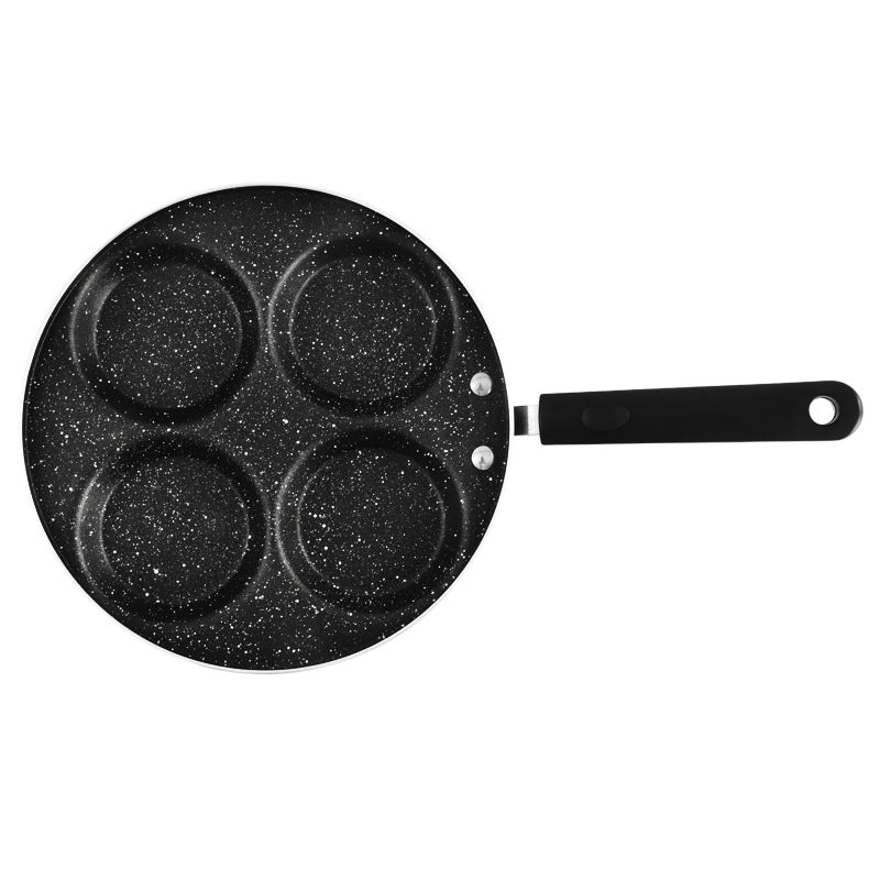 Fried egg pan, egg dumpling mold, non-stick pan, small frying pan, four-hole pan, household poached egg breakfast omelet