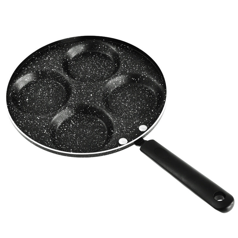 Fried egg pan, egg dumpling mold, non-stick pan, small frying pan, four-hole pan, household poached egg breakfast omelet