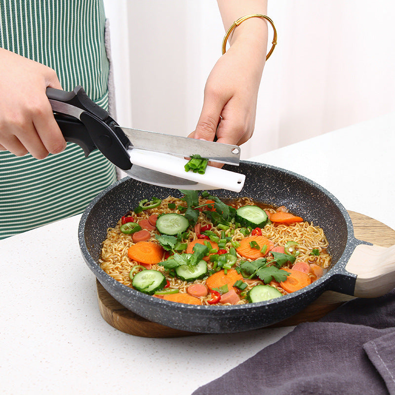 Multifunctional food scissors baby food scissors food supplement vegetable grinder crushing tool noodle scissors