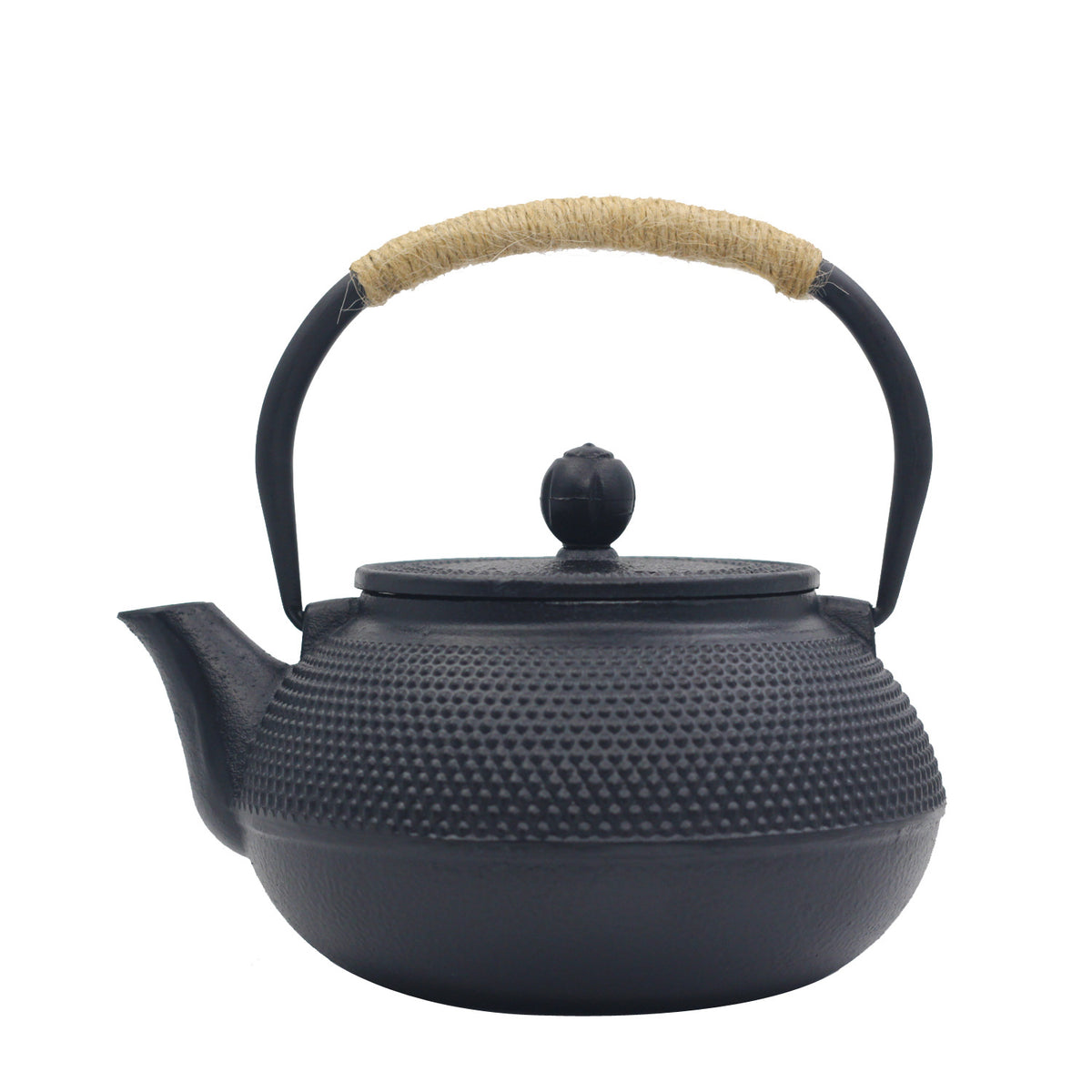 Iron pot Japanese cast iron pot peony teapot boiling teapot pig iron pot uncoated tea set manufacturers wholesale