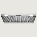 Nauxus 60" Built-In Range Hood Insert – 1200 CFM Stainless Steel Hood with Touch & Gesture Control, 3CCT LED & LED Night Lights