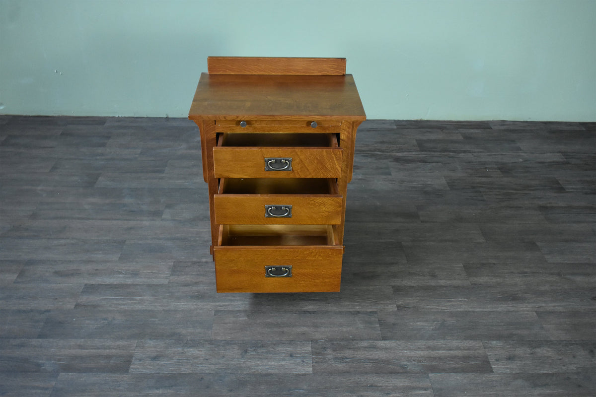 Mission Crofter 3 Drawer Nightstand - Michael's Cherry (MC-A)