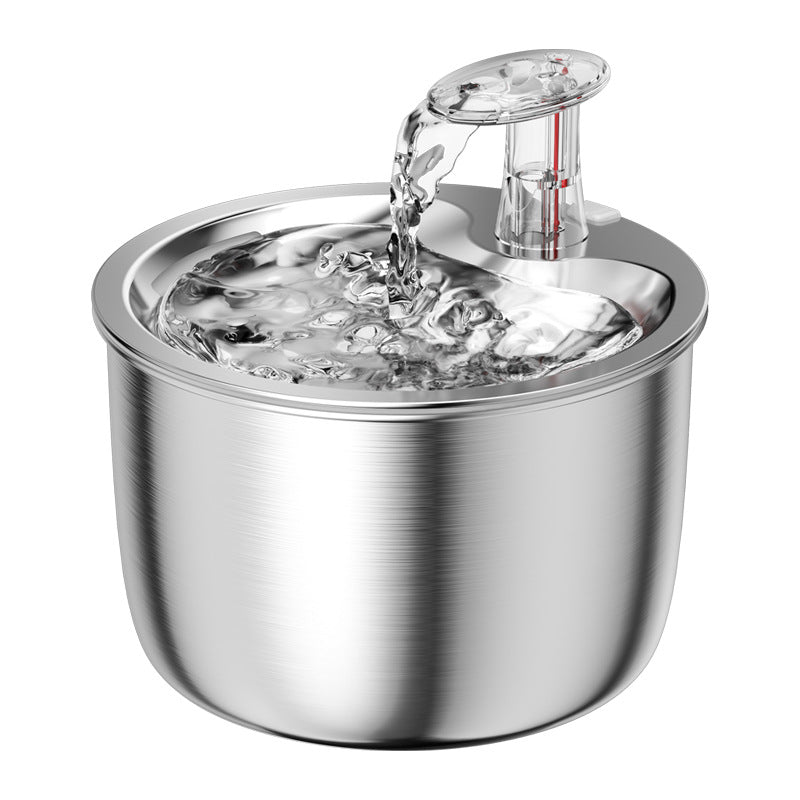 Pet Water Dispenser Stainless Steel 304 Automatic Fountain Smart Cat Water Fountain Dog Water Feed Pet Supplies