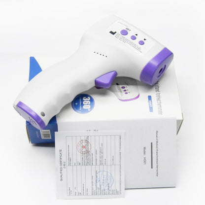 Foreign trade English forehead thermometer hand-held ear thermometer infrared automatic thermometer electronic thermometer three colors