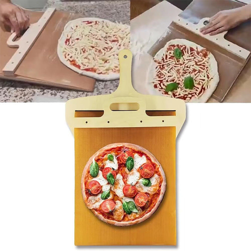 Cross-border new wooden pizza shovel Multi-function scene restaurant sliding pizza shovel Creative home life pizza