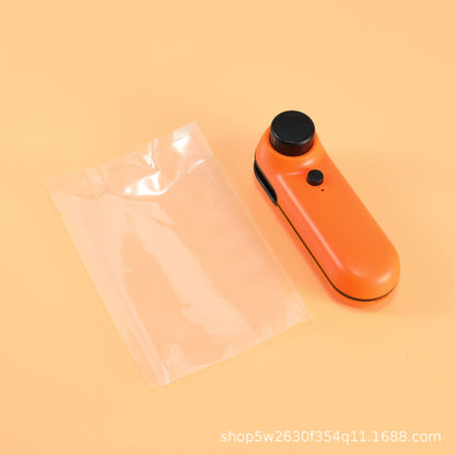 Knob Charging Sealer Mini Sealer Portable Household Sealing Clip Snacks Moisture-proof Manufacturer Private Model Spot