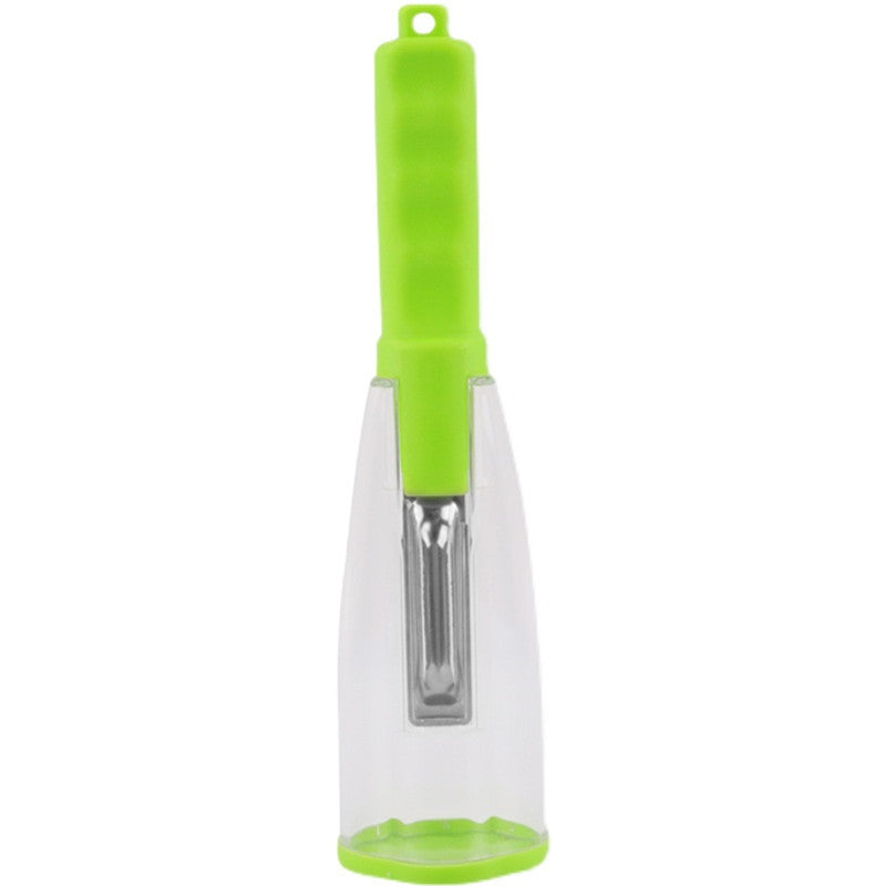 Household storage type peeler knife melon fruit planer stainless steel scraper multi-purpose planer knife with box storage peeler