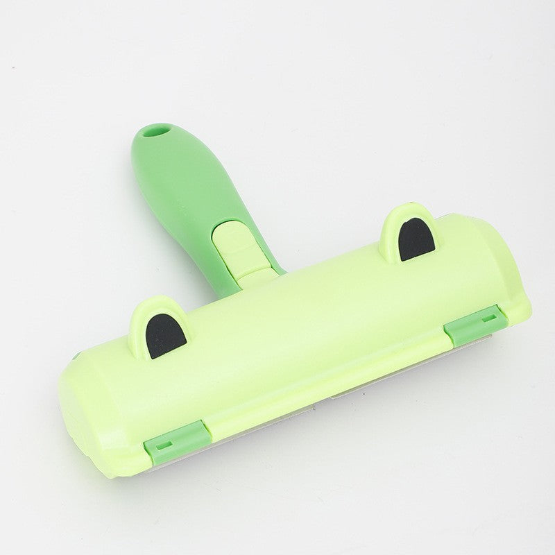 Frog pet hair remover cat and dog hair handle roller hair remover bed floor shaving and floating hair removal supplies