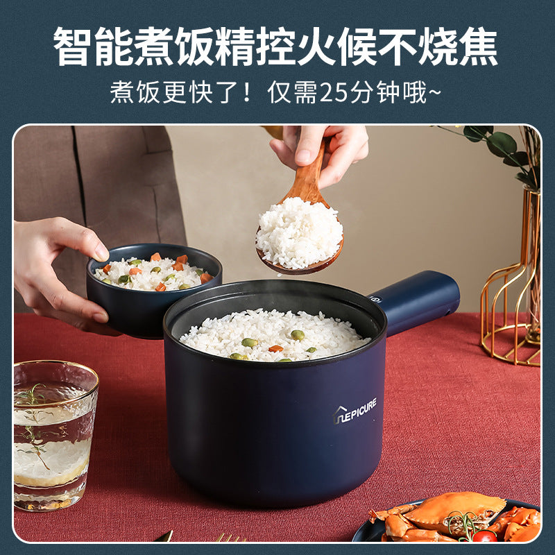Electric cooking pot multi-functional electric heating pot student dormitory pot cooking mini electric pot non-stick rice cooker 110V US regulations