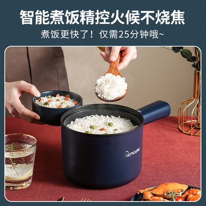 Electric cooking pot multi-functional electric heating pot student dormitory pot cooking mini electric pot non-stick rice cooker 110V US regulations