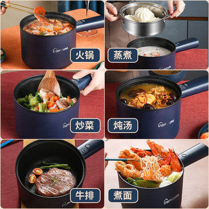 Electric cooking pot multi-functional electric heating pot student dormitory pot cooking mini electric pot non-stick rice cooker 110V US regulations
