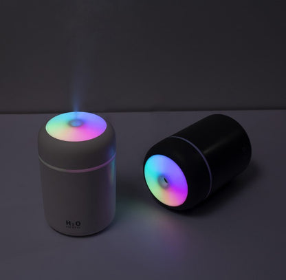 Colorful cup usb mini home bedroom office car table colorful led surface air spray marquee humidifier