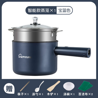 Electric cooking pot multi-functional electric heating pot student dormitory pot cooking mini electric pot non-stick rice cooker 110V US regulations