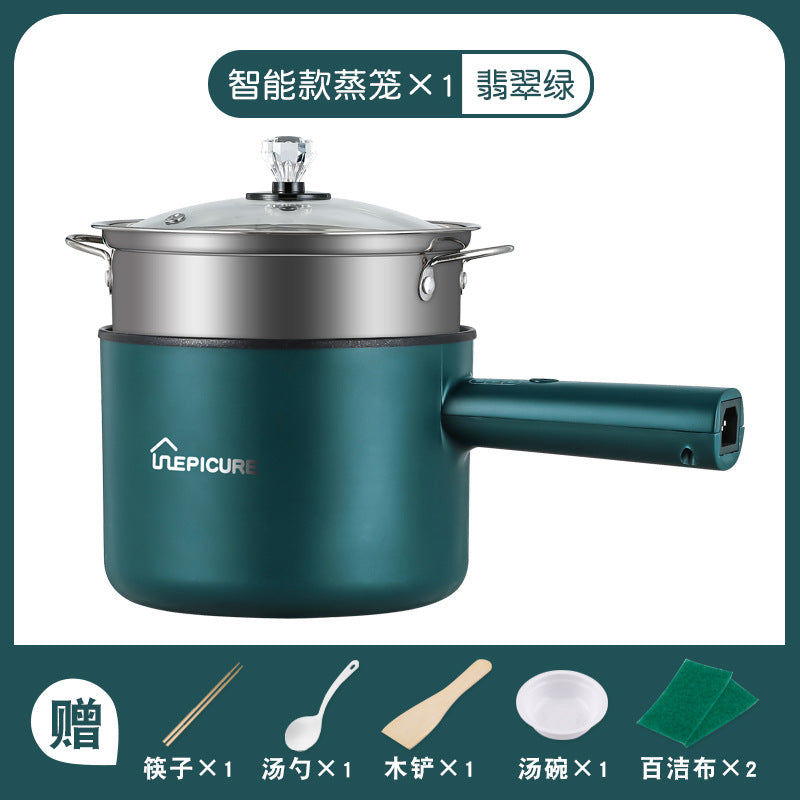 Electric cooking pot multi-functional electric heating pot student dormitory pot cooking mini electric pot non-stick rice cooker 110V US regulations