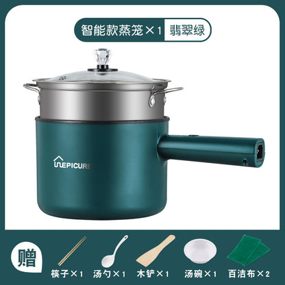 Electric cooking pot multi-functional electric heating pot student dormitory pot cooking mini electric pot non-stick rice cooker 110V US regulations
