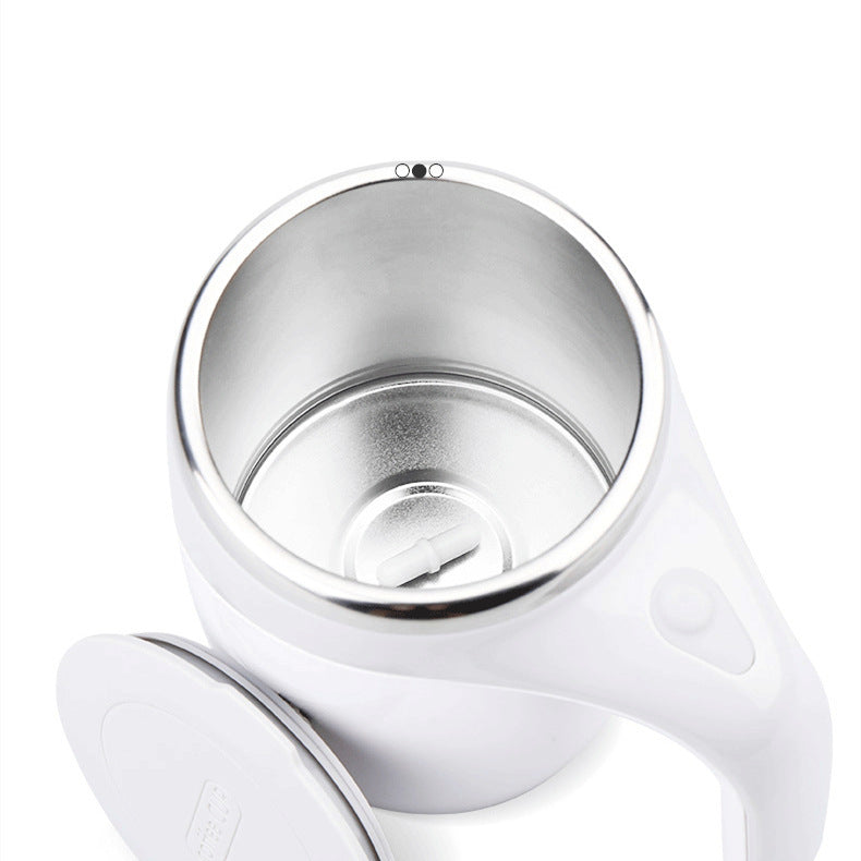 Automatic stirring cup stainless steel lazy magnetized cup automatic magnetic cup portable coffee cup printable mug