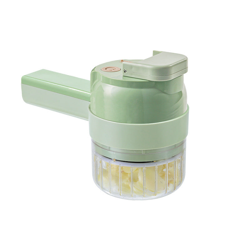 Gatling Electric Vegetable Cutter Handheld Mini Garlic Cutter Cut Press Pull Garlic Quick Cutter Fruit and Vegetable Chopper