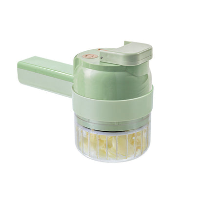 Gatling Electric Vegetable Cutter Handheld Mini Garlic Cutter Cut Press Pull Garlic Quick Cutter Fruit and Vegetable Chopper