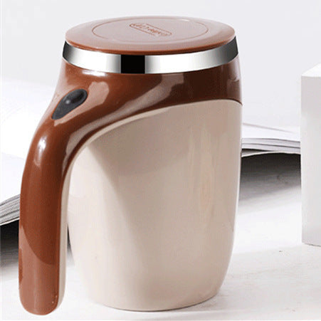 Automatic stirring cup stainless steel lazy magnetized cup automatic magnetic cup portable coffee cup printable mug