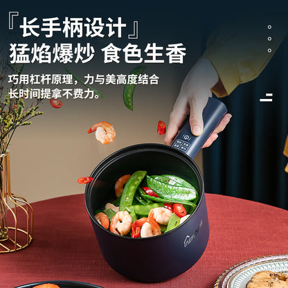 Electric cooking pot multi-functional electric heating pot student dormitory pot cooking mini electric pot non-stick rice cooker 110V US regulations