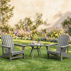 Round Patio Storage Side Table for Poolside and Balcony