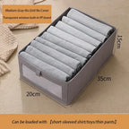 1Pcs Pants Storage Box Clothes Organizers of Cabinets and Drawers Fabric Foldable Boxes for Bedroom Wardrobe Organization Home