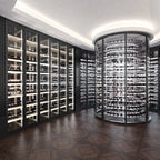 Top Sell Wine Fridge Chiller Split Type Cooling Unit System Wine Cabinet Multiple Temperature Zone Smart Wine Cooler