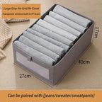 1Pcs Pants Storage Box Clothes Organizers of Cabinets and Drawers Fabric Foldable Boxes for Bedroom Wardrobe Organization Home