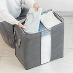 Extra Large Clothing & Quilt Storage Organizer Bag with Window